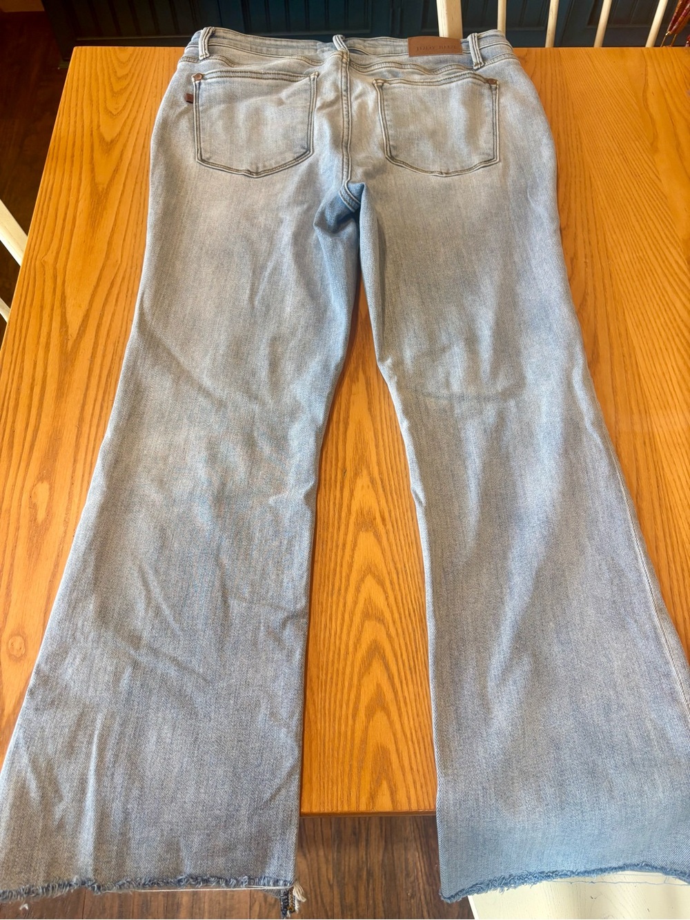 Light Wash Women's Flared Bootcut Jeans - Casual Everyday Style by Judy Blue - Picture 3 of 4